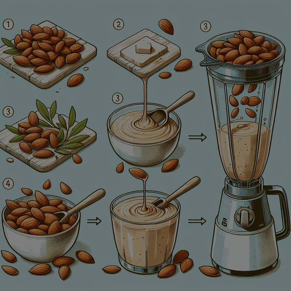 Quelle est la technique pour un parfait beurre d'amande maison ?