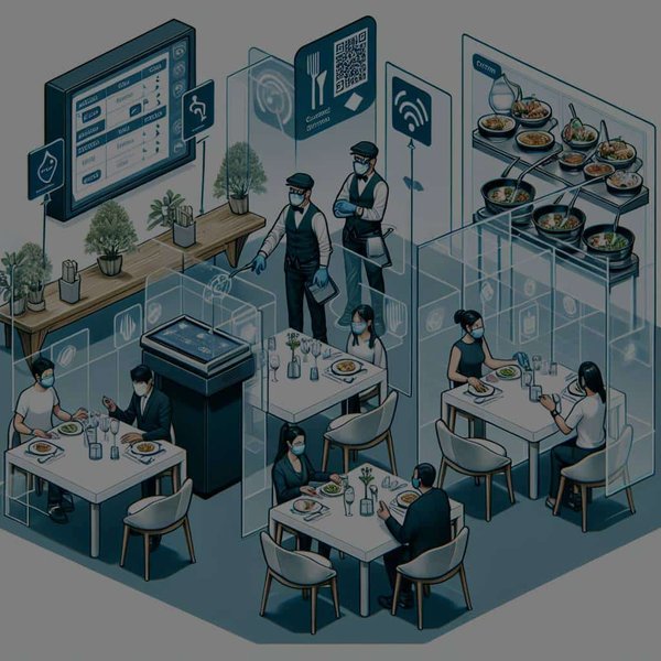 Quelles stratégies pour offrir une expérience de service de table sans contact dans un restaurant haut de gamme ?